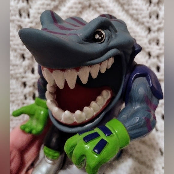 Vintage Street Sharks Action Figure Streex Series 3 1995 Mattel Rollerblades - Picture 5 of 6
